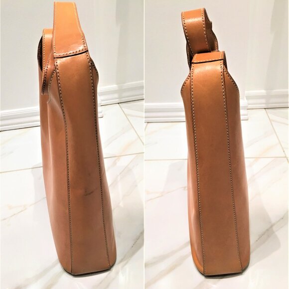 Authentic CELINE Turn Lock Orange Leather Tote Bag Made in Italy - Picture 11 of 11